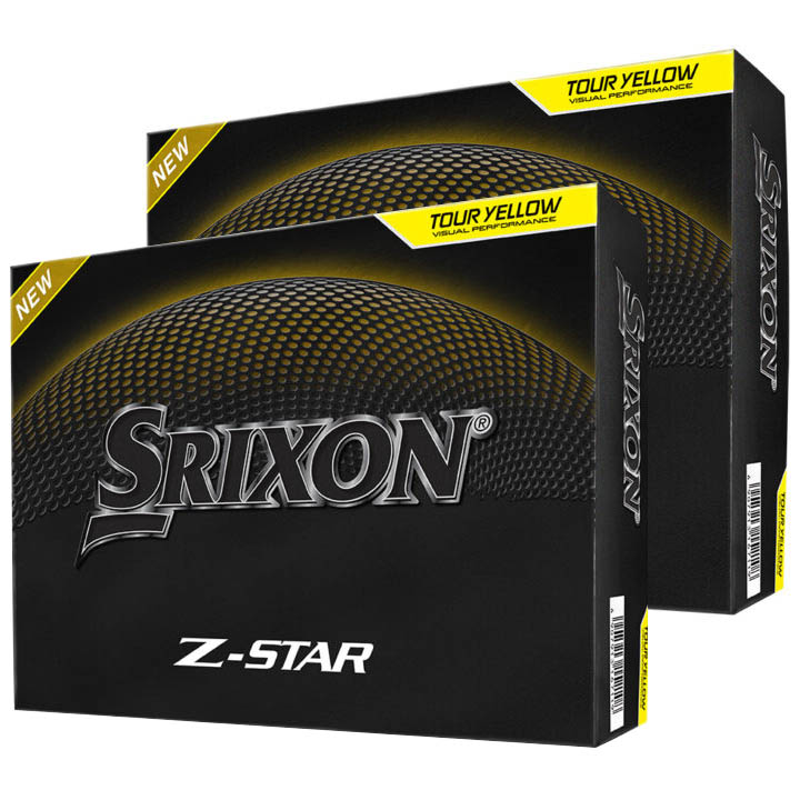 Srixon Z-Star Golf Balls | Tour Yellow – 2 Dozen