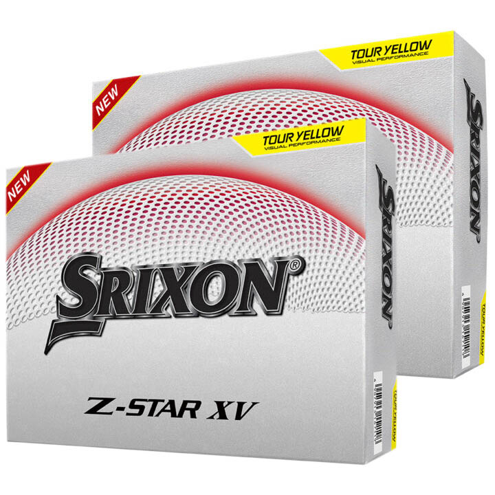 Srixon Z-Star XV Golf Balls | Tour Yellow – 2 Dozen
