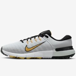 Nike Free Golf NN Shoes | White / TPZ Gold-Black / PR PLTNM - Sample Shoes - Size 10 (Web Only)