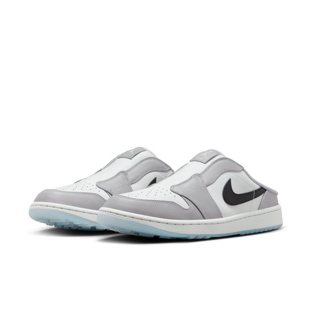 靴 Nike Air Jordan 1 Mule Nike Air Jordan Mule Spikeless Golf Shoes | Wolf Grey