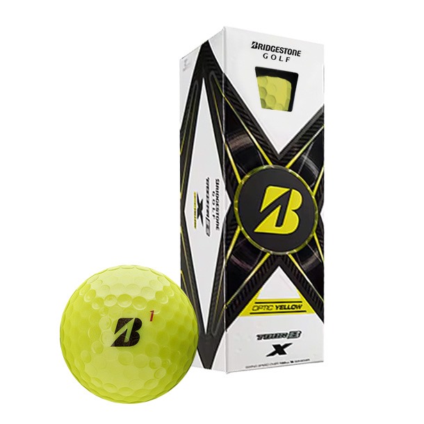 Bridgestone Tour B X | Dozen Golf Balls - Yellow - Prior