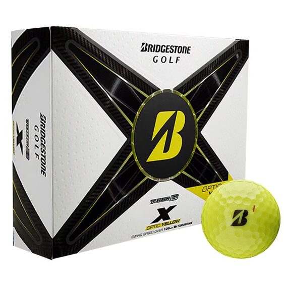 Bridgestone Tour B X | Dozen Golf Balls - Yellow - Prior
