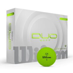 Image of Green Wilson Duo Soft Golf Balls Dozen Pack