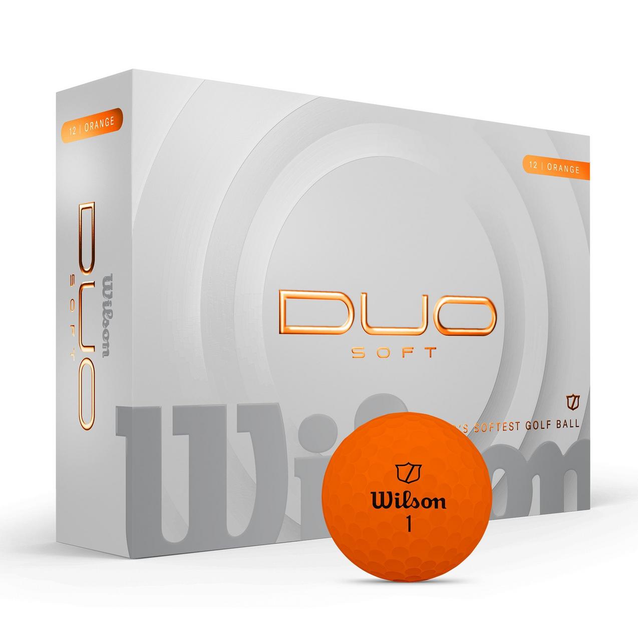 Wilson Duo Soft Golf Balls | Orange – Dozen Pack