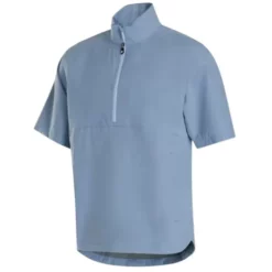 Image of FoortJoy Hydrolite X Short Sleeve Rain Golf Shirt Storm