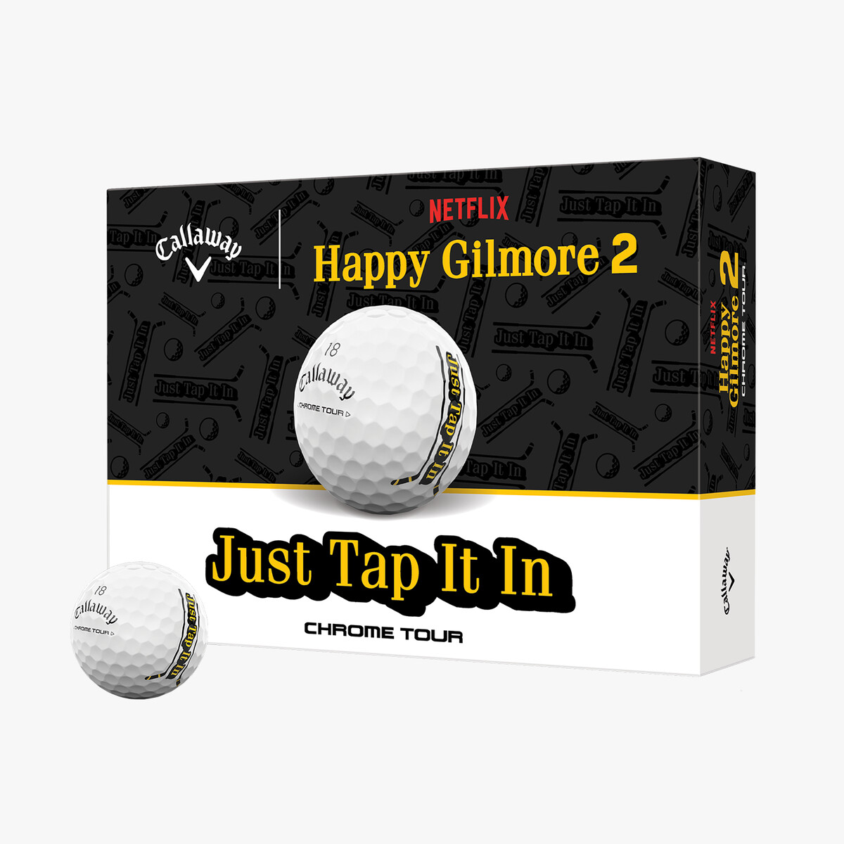 Callaway Chrome Tour Golf Balls | Happy Gilmore 2 