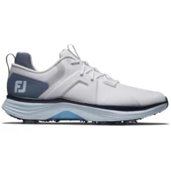 Image of Footjoy Men's Hyperflex Golf Shoe White, Slate & Blue