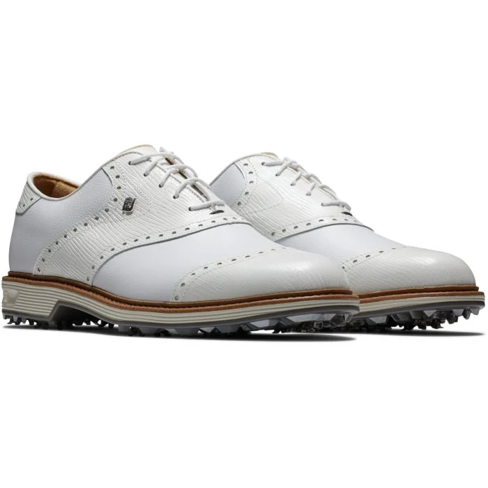 FootJoy Men's Dryjoys Premiere Series Wilcox Golf Shoes | White
