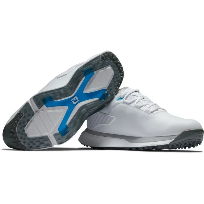 FootJoy Men's Pro SLX Spikeless Golf Shoes | White - Medium Width