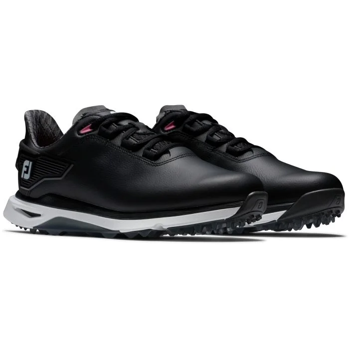 FootJoy Men's Pro SLX Spikeless Golf Shoes | Black/White - Medium