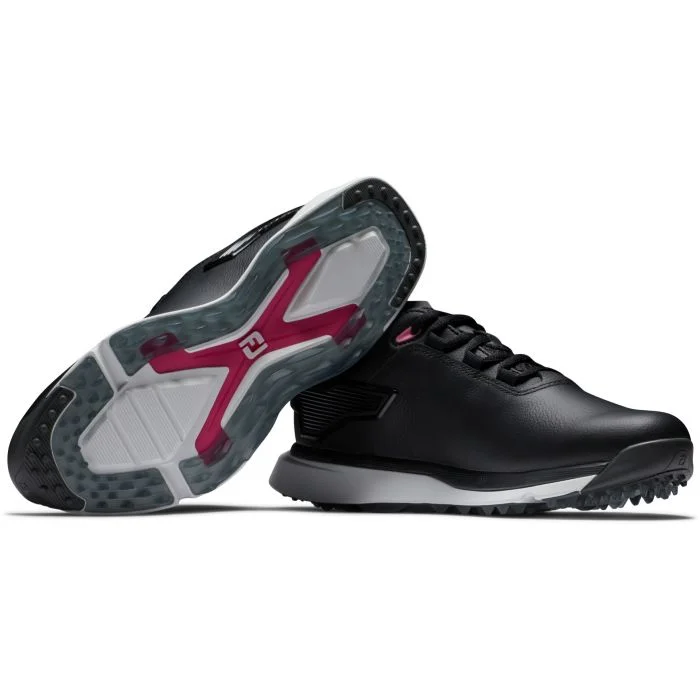 FootJoy Men's Pro SLX Spikeless Golf Shoes Black/White Medium