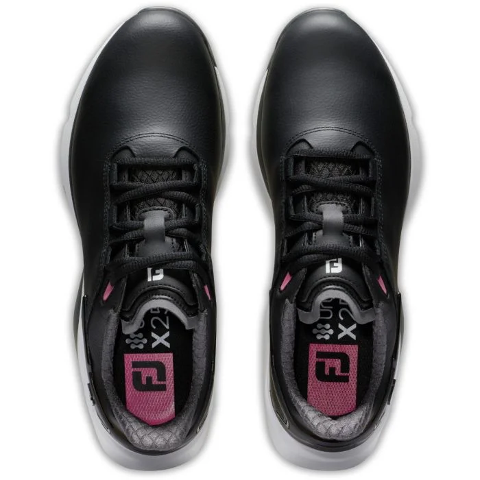 FootJoy Men's Pro SLX Spikeless Golf Shoes | Black/White - Medium