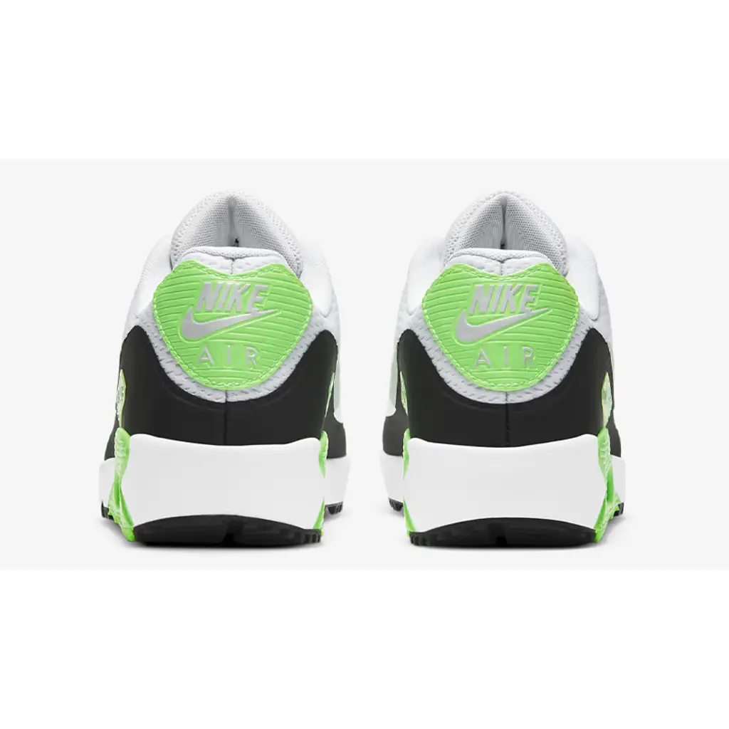 Nike Air Max 90 G Spikeless Golf Shoes | White / Hot Lime - Sizes
