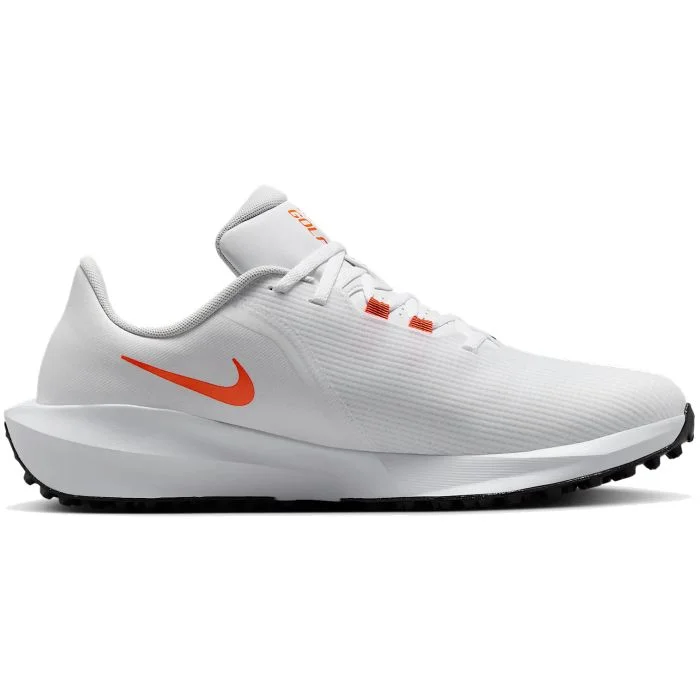 Nike Infinity G NN Spikeless Golf Shoe | White/Orange (Web Only