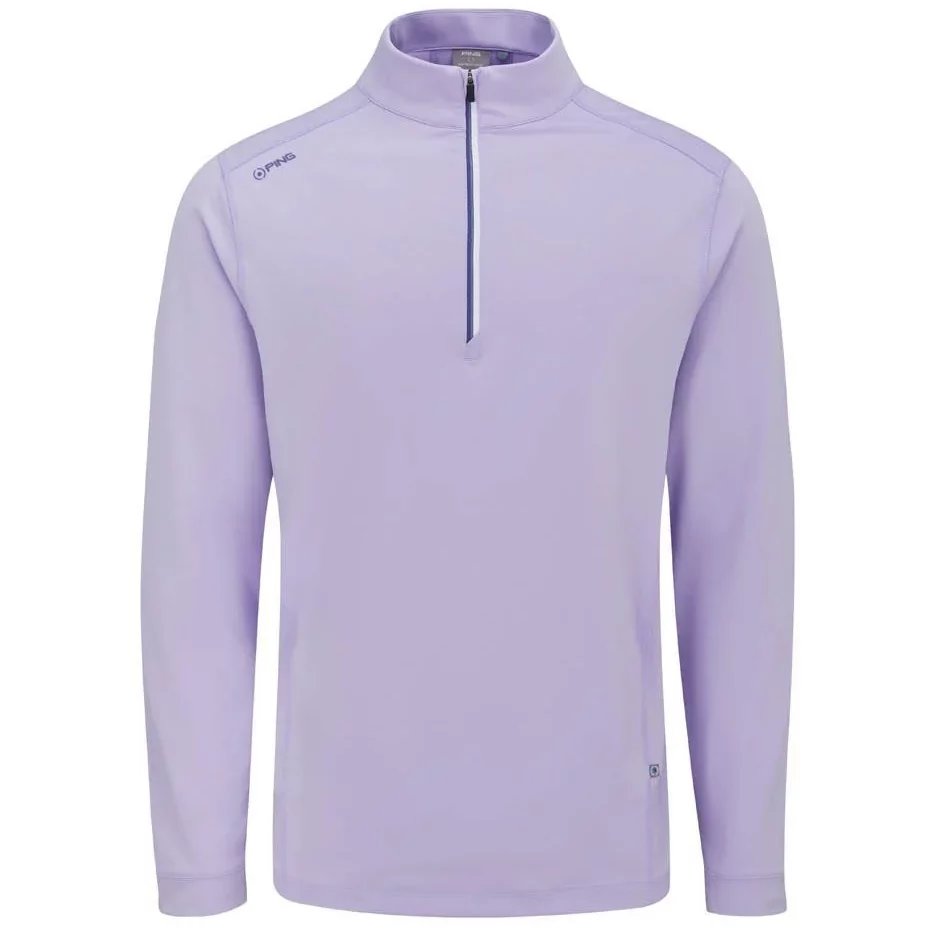 Ping Men's Latham Half Zip Midlayer | Purple Ash - Riverside Golf