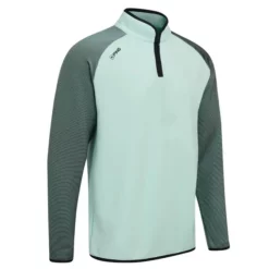 Image of Ping Men's Strio Pullover Misty Green & Black