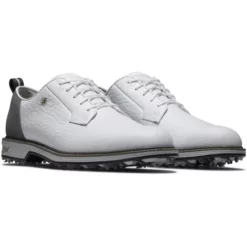Image of Footjoy Premiere Series Field Golf Shoes White & Grey Pair