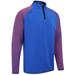 Image of Ping Men's Strip Pullover Ultra Blue & Dubarry
