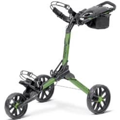 Image of BagBoy Nitron Auto Open Push Cart Green & Black