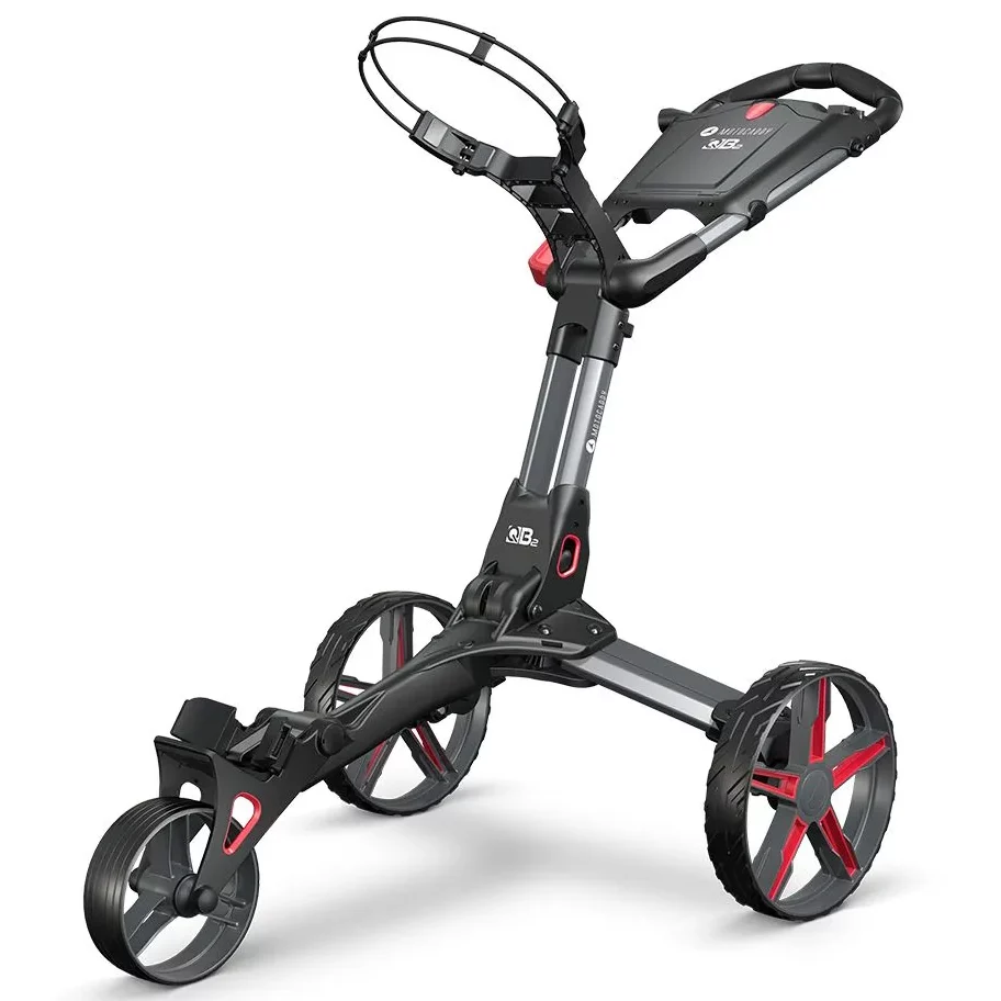 Motocaddy QB2 Push Cart Red Trim