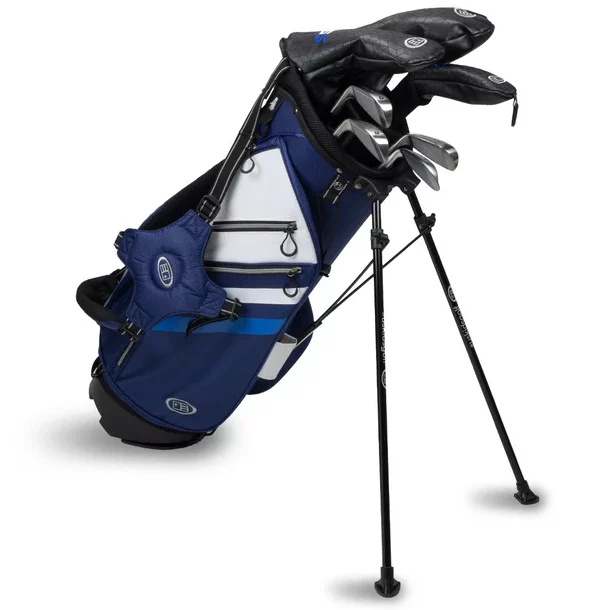 U.S. Kids Golf Tour Series TS5-57 7 Club Graphite Shafts Set 145-152cm Navy/White Bag
