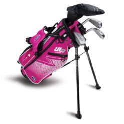 Image of US Kids UL45 Junior Golf Package Set Pink and White
