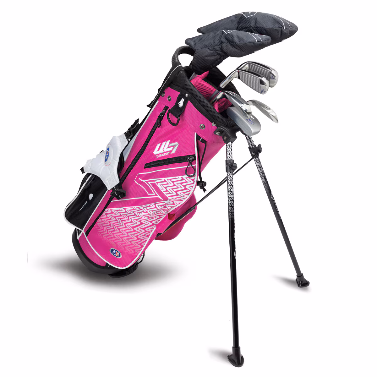 US Kids UL7 51 7-Club Junior Set Graphite | Pink / White Bag (130cm to 137cm)