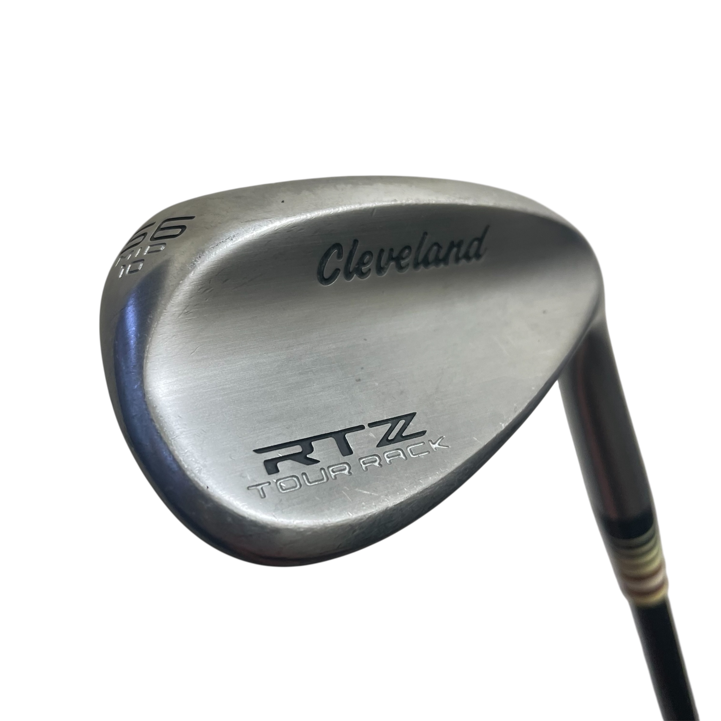 Cleveland RTZ Tour Rack Raw Wedge | Used Good Condition – 56°/Mid – DG S400 Black – Golf Pride Tour Velvet 360 Standard