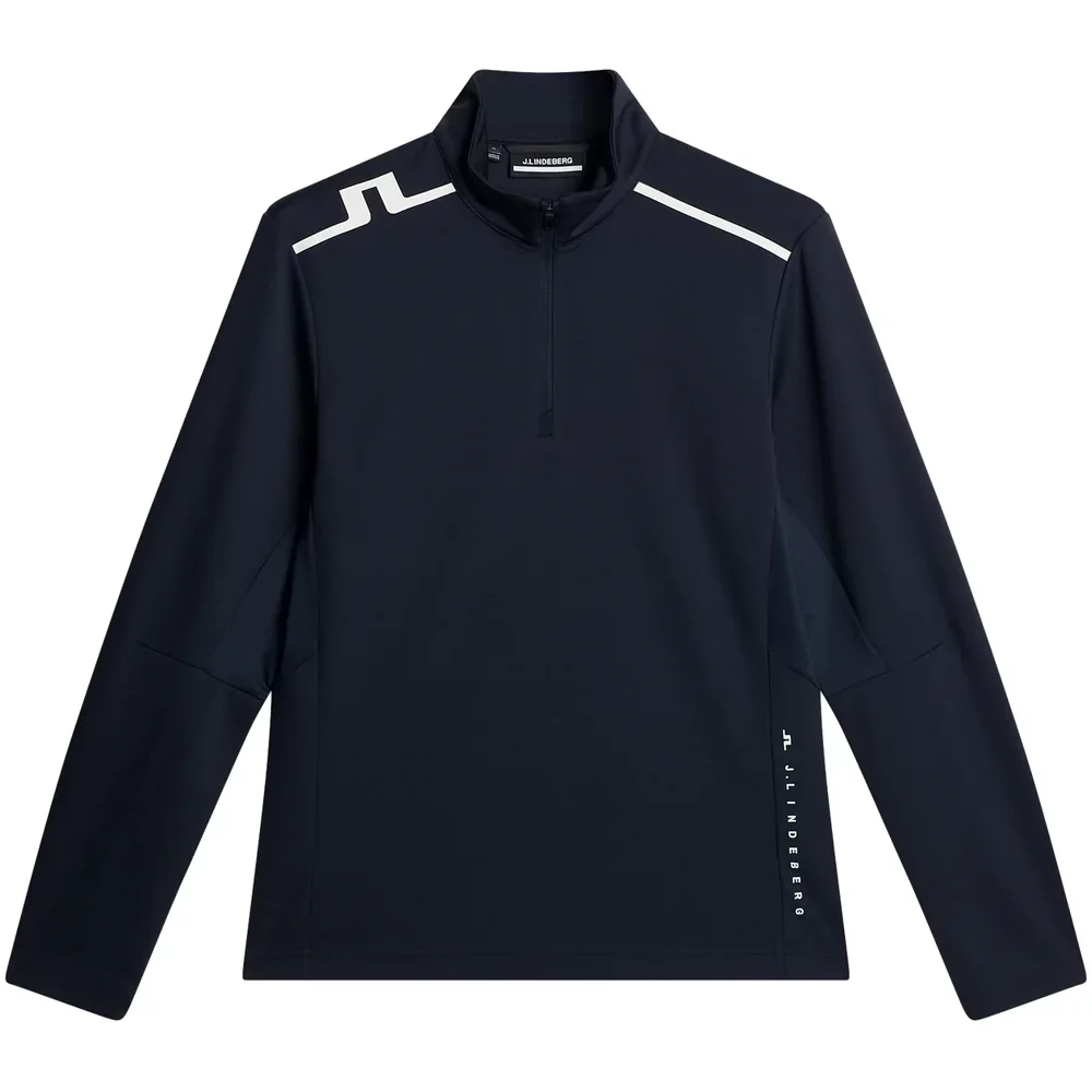 J.Lindberg Leon Quarter Zip Mid Layer | Navy - Riverside Golf