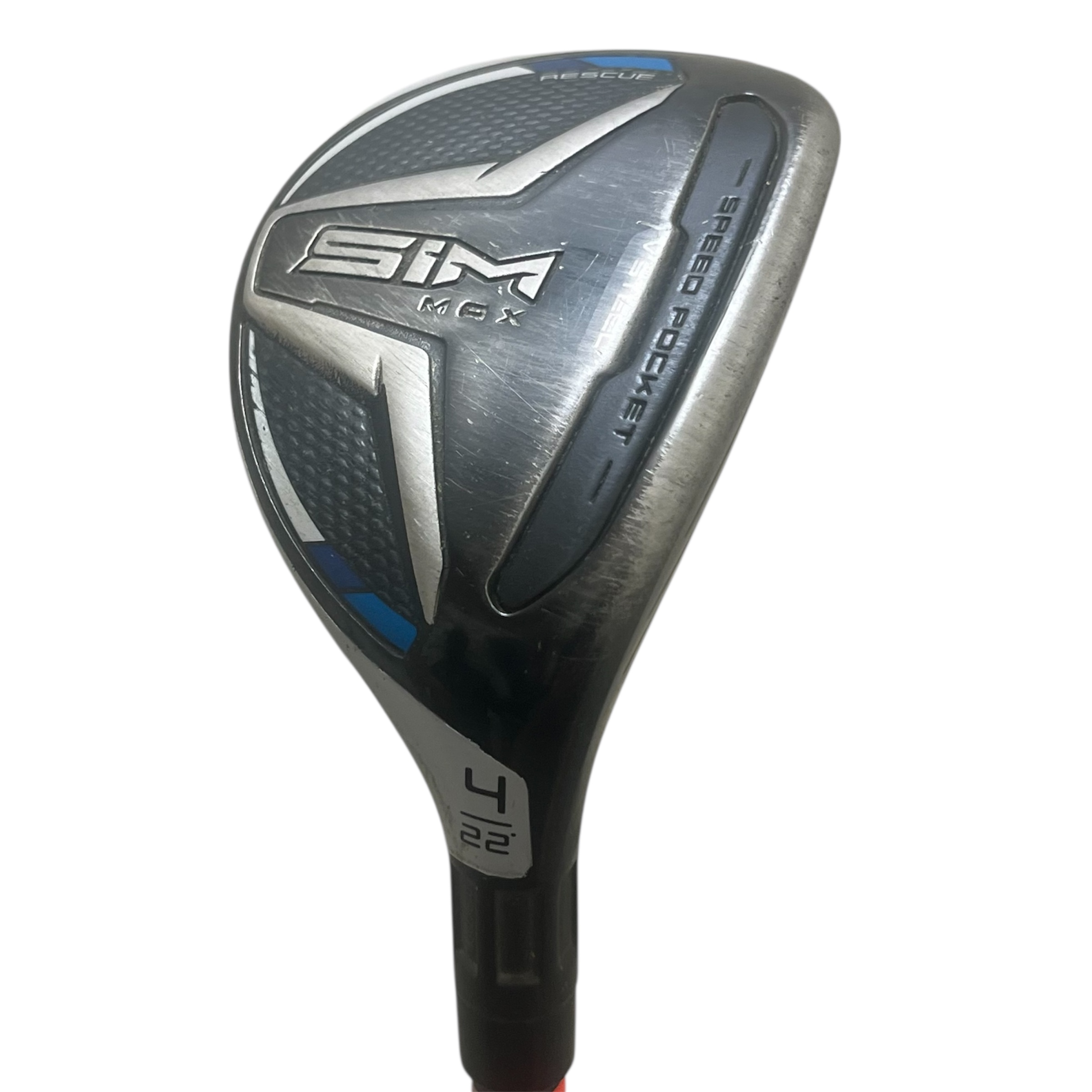 TaylorMade Sim Max Rescue #4/22° Hybrid Ventus Blue Regular Flex | Used Fair Condition