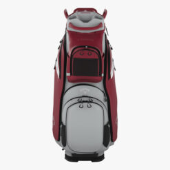 Image of Callaway Cargo Cart Bag Cardinal & Silver Front