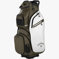 Image of Callaway Cargo Cart Bag Olive & White