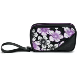 Image of Callaway Uptown Clutch Bag Floral Black and Purple