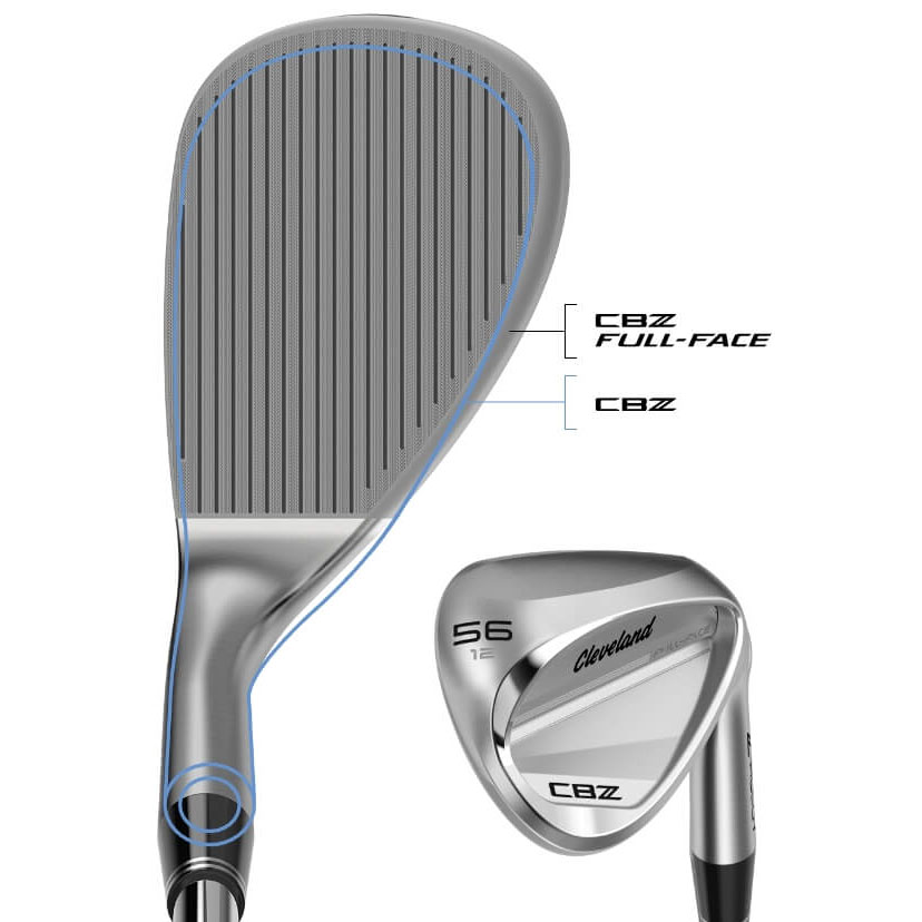 Cleveland CBZ Women's FULL-FACE Wedge | Tour Satin - Graphite