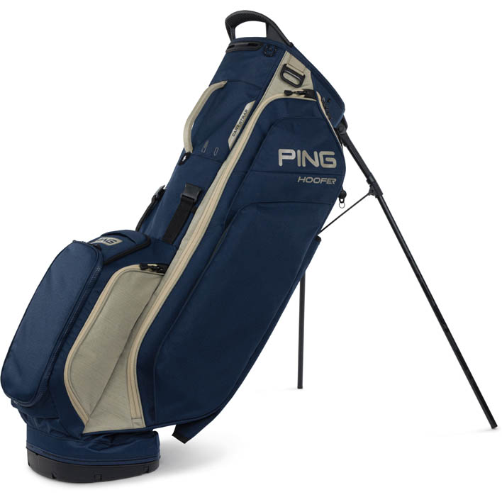 【ヨーロピアン】PING スタンドバッグ　フーファー Ping Hoofer Stand Bag | Navy / Sand - Riverside Golf