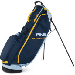Ping Hoofer Lite Stand Bag | Navy / Crystal / Lemon - Riverside Golf