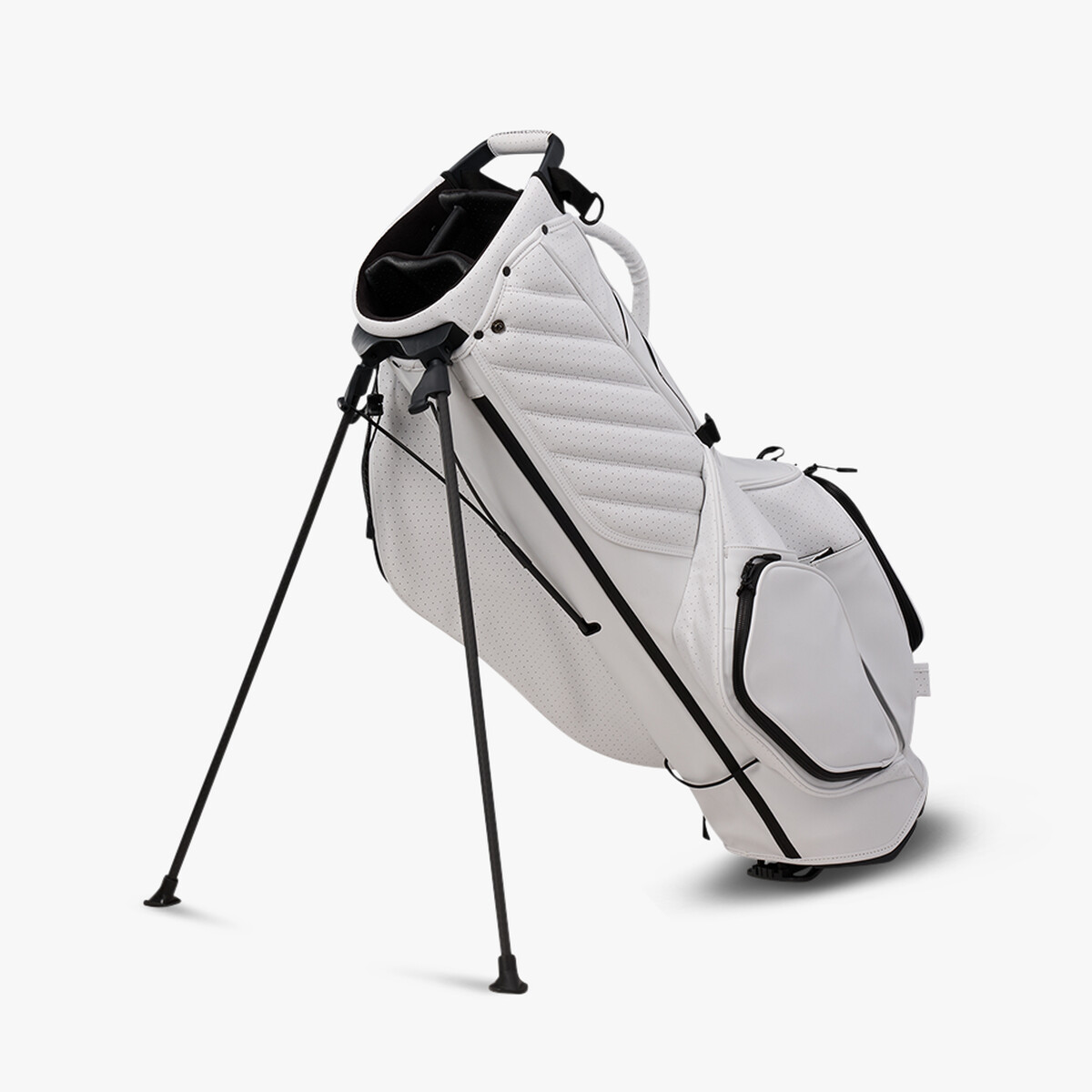 Srixon L 【WHITE】 JKT P/O WAFFLE CLUB Cph/Golf ZXi Golf Riverside - Black / White | Bag Staff Midsize メンズウェア
