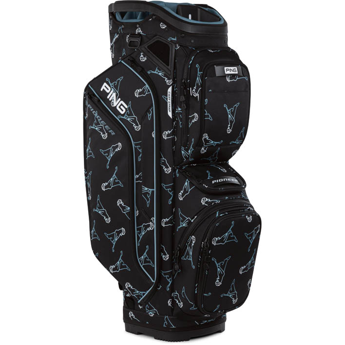 Ping Pioneer Cart Bag | Black & Blue Mr. Ping