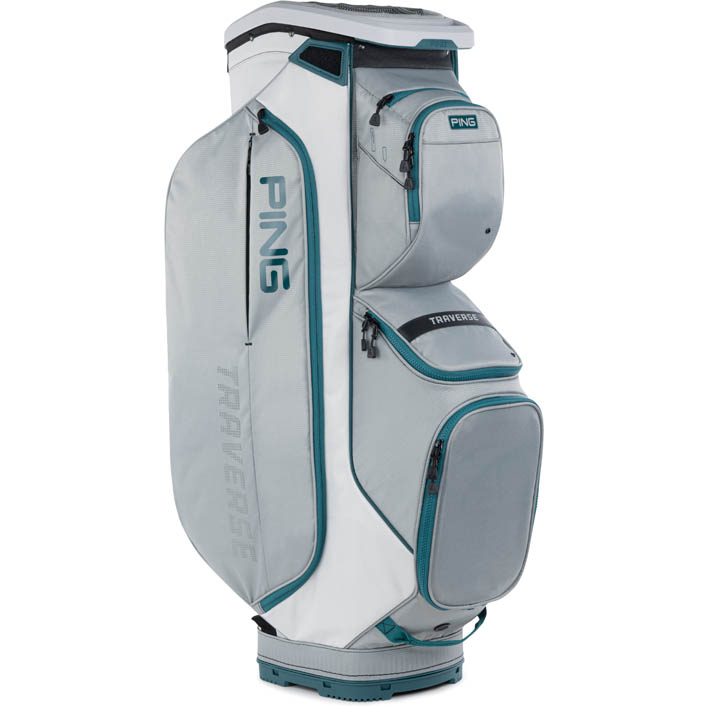 Ping Traverse Cart Bag | Grey / Platinum / Atlantic