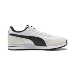 Image of 2026 Puma Men's Helsinki G Spikeless Golf Shoes White Side Detail