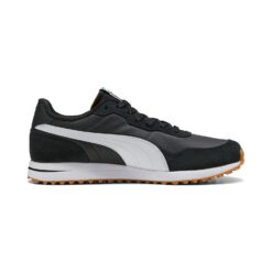 Image of 2026 Puma Men's Helsinki G Spikeless Golf Shoes Black Side View