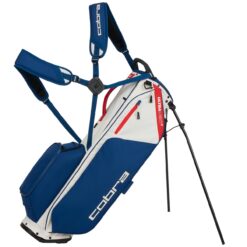 Image of 2026 Cobra Ultralight 2 Stand Bag Sugared Almond and Estate Blue