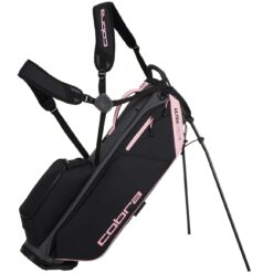 Image of 2026 Cobra Ultralight 2 Stand Bag Black and Rose Gold