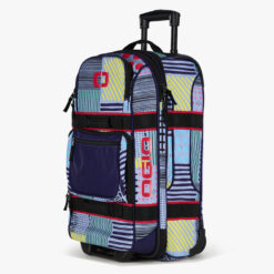 Image of Ogio Layover Travel Bag Black Woodblock Front Side