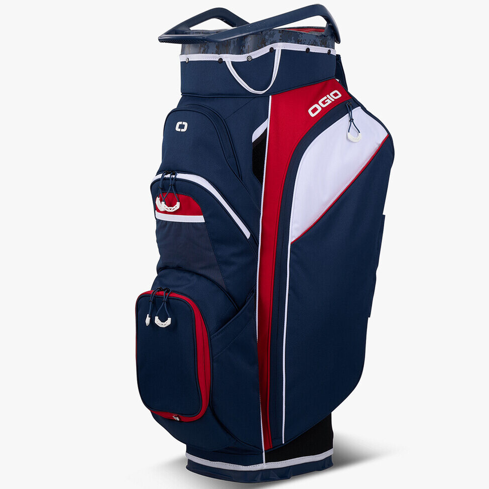 Ogio Woode Cart Bag | Red / White / Blue (2026)