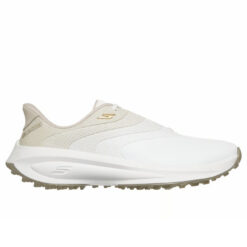 Image of 2026 Skechers Slip-Ins Flow Waterproof Spikeless Golf Shoe White and Natural