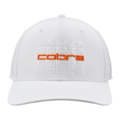 Image of 2026 White Cobra Repeat Golf Cap Front