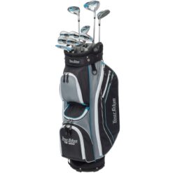 Image of Tour Edge Lady Edge TE-200 Women's Complete Set Silver and Blue