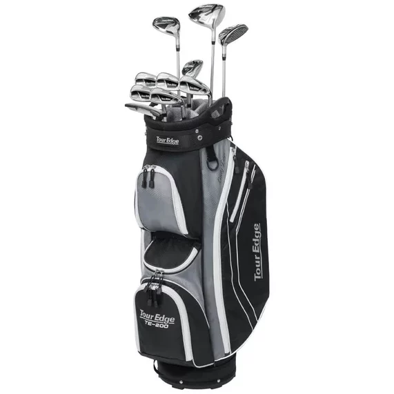 Image of Tour Edge Lady Edge TE-200 Women's Complete Set Black and Silver