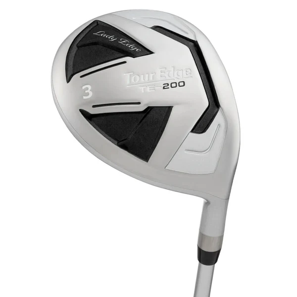 Image of Tour Edge Lady Edge TE-200 Women's Complete Set Black and Silver Fairway Wood